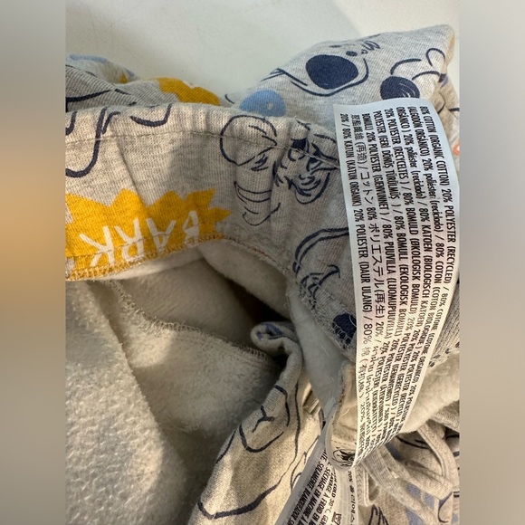 DISNEY Critter Chais Collection Sweatpants Loungewear Gray Thick Sweats Pants - Picture 8 of 9